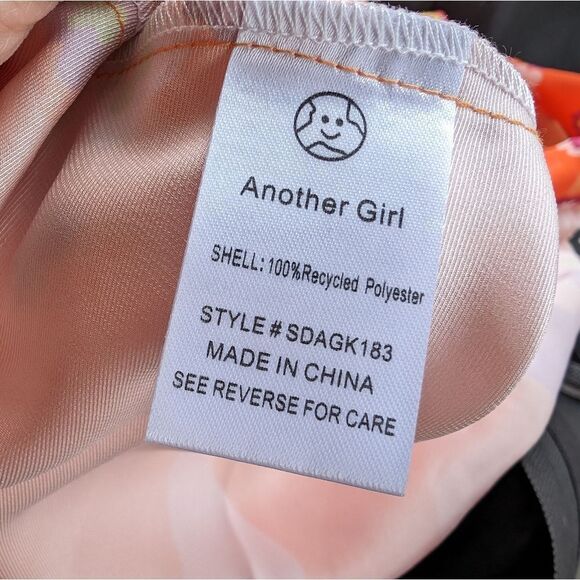 NWT Another Girl Y2K Maxi Dress 4US Retro Satin Sustainable Boho - Picture 6 of 6